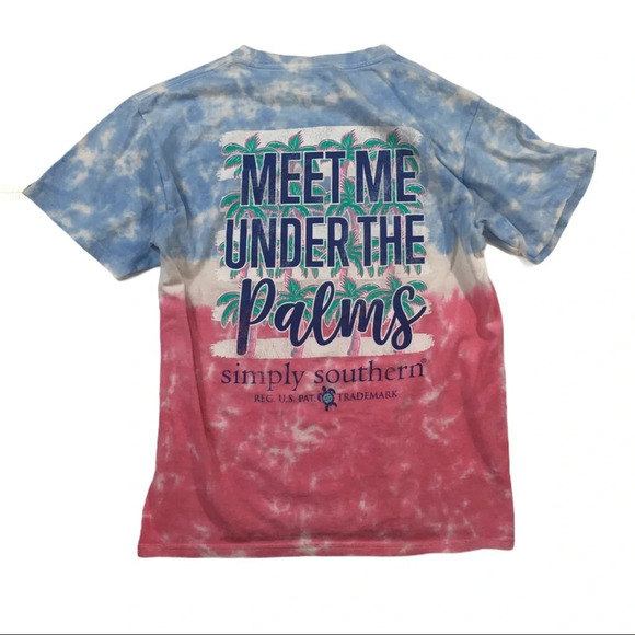 BY147 Simply Southern Preppy Beach T Shirt Youth M - Picture 4 of 5